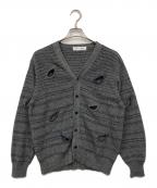 TOGA TOOトーガ・トゥ）の古着「HOLE KNIT CARDIGAN」｜グレー