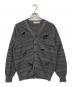 TOGA TOO（トーガ・トゥ）の古着「HOLE KNIT CARDIGAN」｜グレー