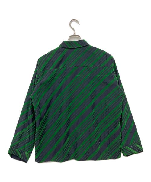 TOGA TOO（トーガ・トゥ）TOGA TOO (トーガ・トゥ) Flocky print shirt グリーン サイズ:Sの古着・服飾アイテム