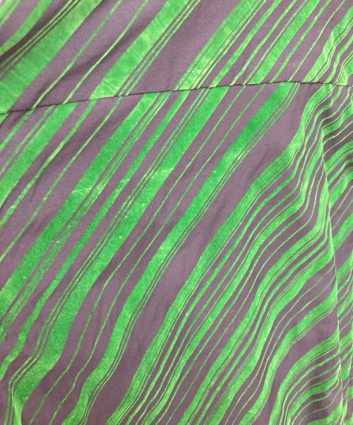TOGA TOO（トーガ・トゥ）TOGA TOO (トーガ・トゥ) Flocky print shirt グリーン サイズ:Sの古着・服飾アイテム