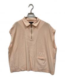 ARMANI EXCHANGE（アルマーニ エクスチェンジ）の古着「ノースリーブニット」｜ピンク