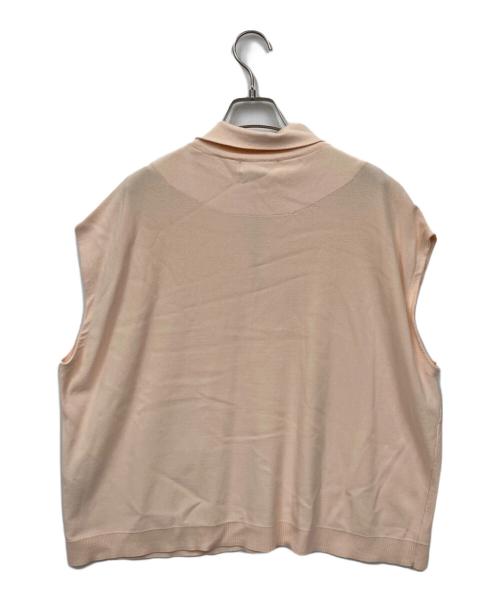 ARMANI EXCHANGE（アルマーニ エクスチェンジ）ARMANI EXCHANGE (アルマーニ エクスチェンジ) ノースリーブニット ピンク サイズ:Lの古着・服飾アイテム