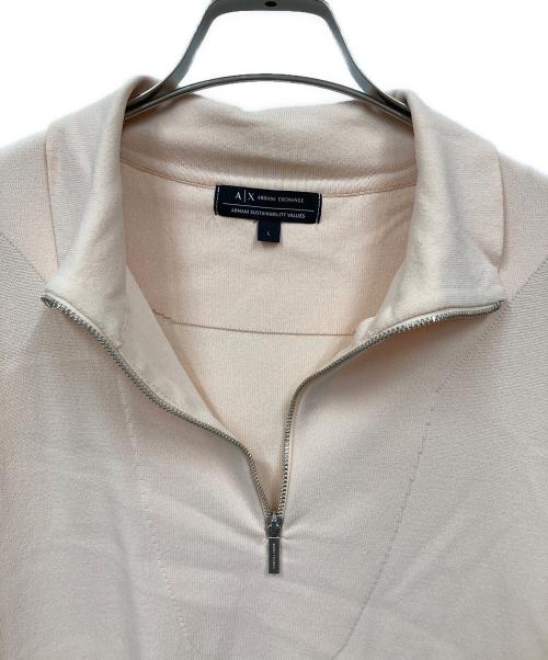 ARMANI EXCHANGE（アルマーニ エクスチェンジ）ARMANI EXCHANGE (アルマーニ エクスチェンジ) ノースリーブニット ピンク サイズ:Lの古着・服飾アイテム