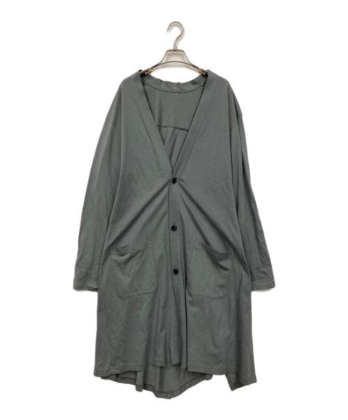 GROUND Y（グラウンドワイ）GROUND Y (グラウンドワイ) ロングカーディガン グレー サイズ:3の古着・服飾アイテム