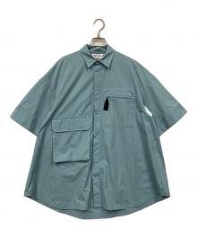 nagonstans（ナゴンスタンス）の古着「teck shirt」｜スカイブルー