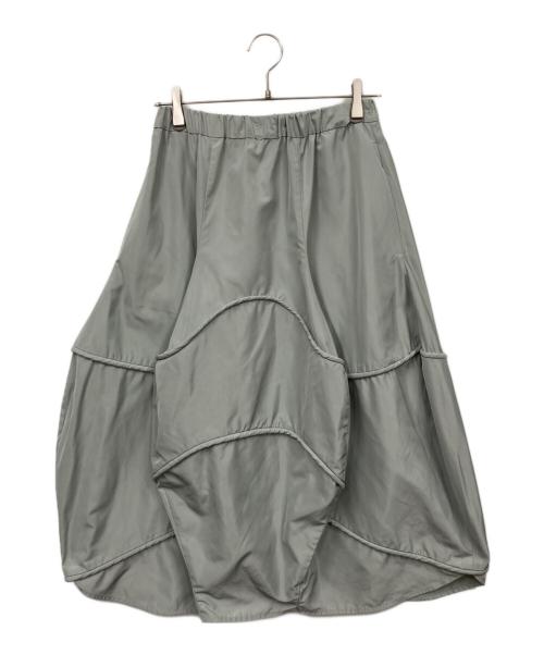 nagonstans（ナゴンスタンス）nagonstans (ナゴンスタンス) orb skirt 黄緑 サイズ:MEDIUMの古着・服飾アイテム