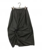 nagonstansナゴンスタンス）の古着「draping skirt」｜グレー