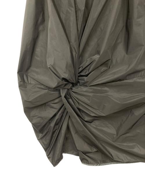 nagonstans（ナゴンスタンス）nagonstans (ナゴンスタンス) draping skirt グレー サイズ:SMALLの古着・服飾アイテム