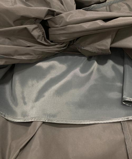 nagonstans（ナゴンスタンス）nagonstans (ナゴンスタンス) draping skirt グレー サイズ:SMALLの古着・服飾アイテム