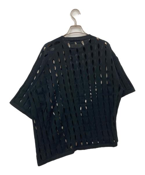 DIESEL（ディーゼル）DIESEL (ディーゼル) 半袖ニット ブラック サイズ:Sの古着・服飾アイテム