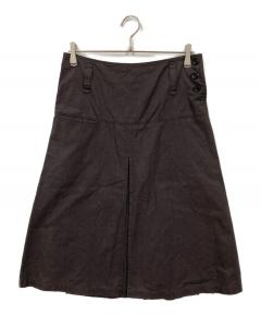 中古・古着通販】Y's (ワイズ) カットオフデザイン ロングスカート
