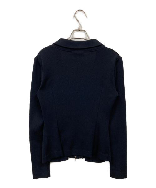 Rene（ルネ）Rene (ルネ) ニットジャケット ネイビー サイズ:36の古着・服飾アイテム