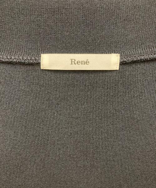 Rene（ルネ）Rene (ルネ) ニットジャケット ネイビー サイズ:36の古着・服飾アイテム