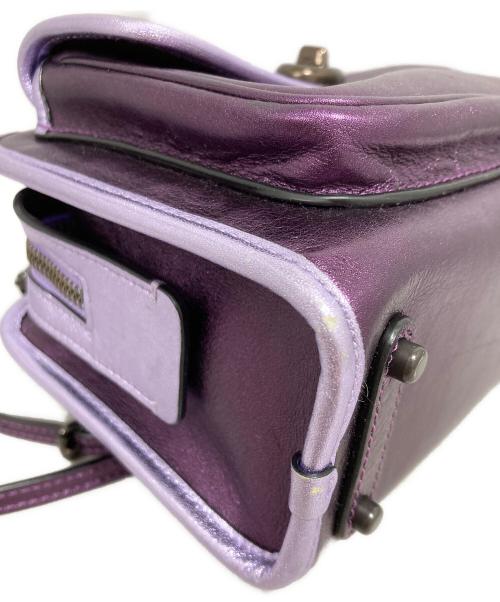 COACH（コーチ）COACH (コーチ) ターンロックサファリトート パープルの古着・服飾アイテム