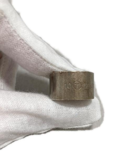 Maison Margiela（メゾンマルジェラ）Maison Margiela (メゾンマルジェラ) ナンバリングリング シルバー サイズ:M(20号)の古着・服飾アイテム
