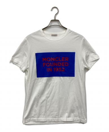 トップス 8000MONCLER 中古・古着通販】MONCLER (モンクレール) MAGLIA T-SHIRT ホワイト