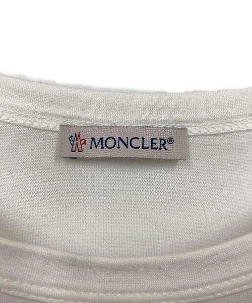 MONCLER（モンクレール）MONCLER (モンクレール) MAGLIA T-SHIRT ホワイト サイズ:Mの古着・服飾アイテム