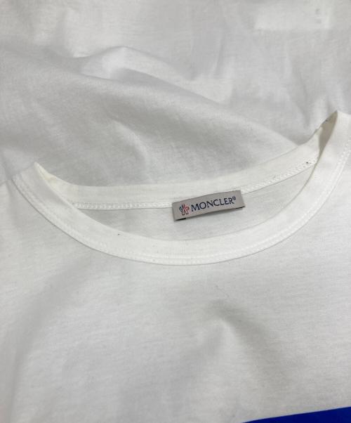 MONCLER（モンクレール）MONCLER (モンクレール) MAGLIA T-SHIRT ホワイト サイズ:Mの古着・服飾アイテム