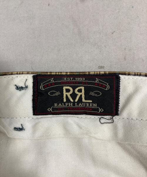RRL（ダブルアールエル）RRL (ダブルアールエル) チェックハーフパンツ グリーン サイズ:W34の古着・服飾アイテム