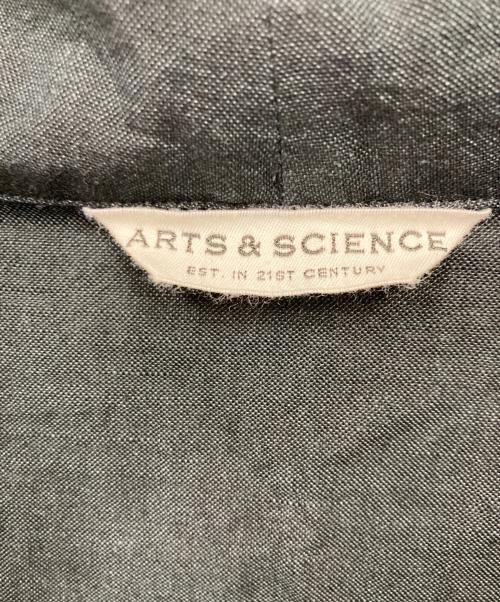 ARTS&SCIENCE（アーツアンドサイエンス）ARTS&SCIENCE (アーツアンドサイエンス) コットンリネンオックスパーカー ネイビー サイズ:3の古着・服飾アイテム