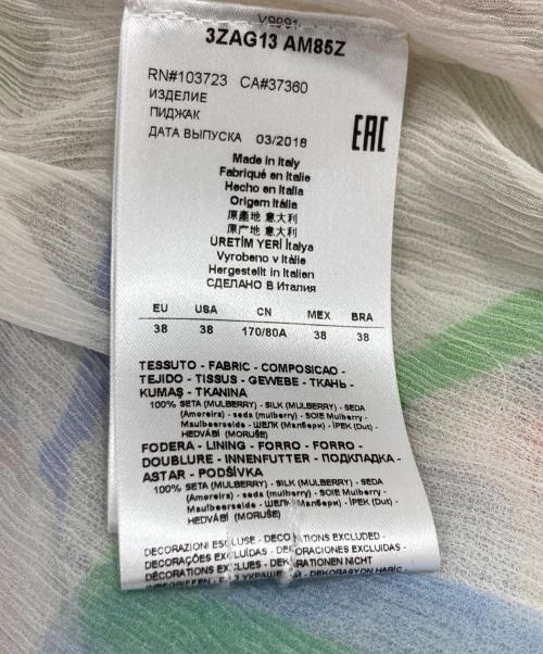 GIORGIO ARMANI（ジョルジョアルマーニ）GIORGIO ARMANI (ジョルジョアルマーニ) シアージャケット マルチカラー サイズ:38 未使用品の古着・服飾アイテム