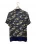 EMPORIO ARMANI (エンポリオ アルマーニ) 柄シャツ ネイビー サイズ:S：7000円