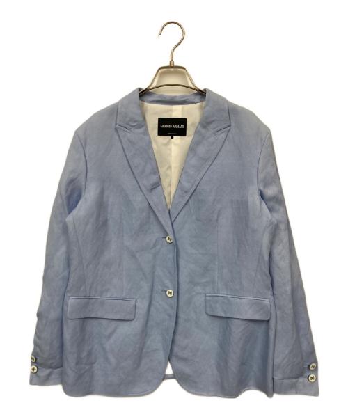 GIORGIO ARMANI（ジョルジョアルマーニ）GIORGIO ARMANI (ジョルジョアルマーニ) ジャケット スカイブルー サイズ:46 未使用品の古着・服飾アイテム