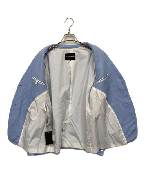 GIORGIO ARMANI（ジョルジョアルマーニ）GIORGIO ARMANI (ジョルジョアルマーニ) ジャケット スカイブルー サイズ:46 未使用品の古着・服飾アイテム