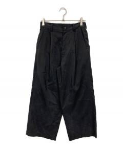 中古・古着通販】ssstein (シュタイン) SILK NYLON EASY WIDE TROUSERS