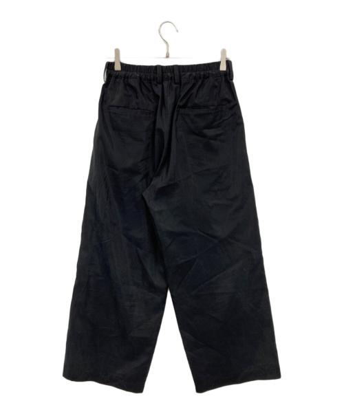 ssstein（シュタイン）ssstein (シュタイン) SILK NYLON EASY WIDE TROUSERS ブラック サイズ:Sの古着・服飾アイテム