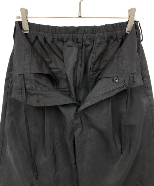 ssstein（シュタイン）ssstein (シュタイン) SILK NYLON EASY WIDE TROUSERS ブラック サイズ:Sの古着・服飾アイテム