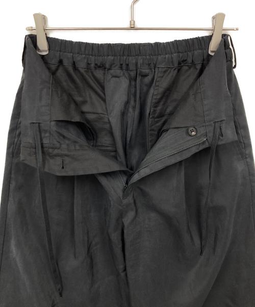 ssstein（シュタイン）ssstein (シュタイン) SILK NYLON EASY WIDE TROUSERS ブラック サイズ:Sの古着・服飾アイテム
