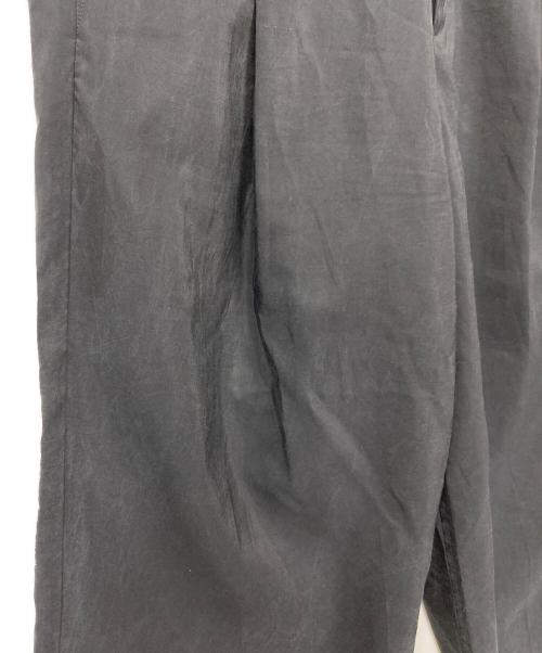 ssstein（シュタイン）ssstein (シュタイン) SILK NYLON EASY WIDE TROUSERS ブラック サイズ:Sの古着・服飾アイテム