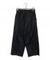 ssstein（シュタイン）の古着「SILK NYLON EASY WIDE TROUSERS」｜ブラック
