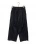 ssstein（シュタイン）の古着「SILK NYLON EASY WIDE TROUSERS」｜ブラック