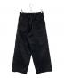 ssstein (シュタイン) SILK NYLON EASY WIDE TROUSERS ブラック サイズ:S：20000円