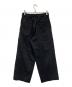 ssstein (シュタイン) SILK NYLON EASY WIDE TROUSERS ブラック サイズ:S：18000円