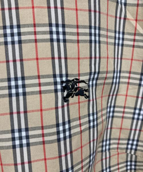 Burberry's（バーバリーズ）Burberry's (バーバリーズ) ノヴァチェックシャツ ブラウン サイズ:42の古着・服飾アイテム