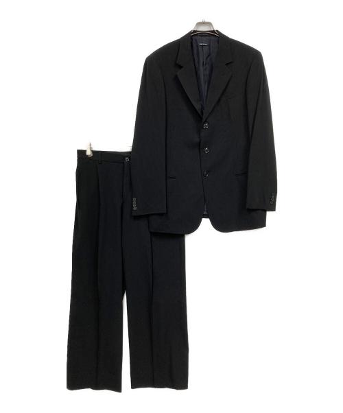 GIORGIO ARMANI（ジョルジョアルマーニ）GIORGIO ARMANI (ジョルジョアルマーニ) 3ボタン段返りスーツ ブラック サイズ:52の古着・服飾アイテム