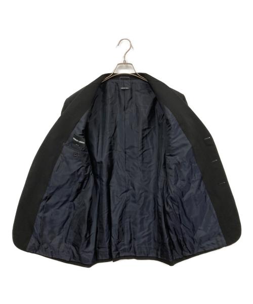GIORGIO ARMANI（ジョルジョアルマーニ）GIORGIO ARMANI (ジョルジョアルマーニ) 3ボタン段返りスーツ ブラック サイズ:52の古着・服飾アイテム