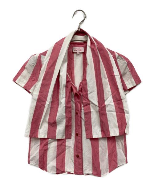 Vivienne Westwood RED LABEL（ヴィヴィアンウエストウッドレッドレーベル）Vivienne Westwood RED LABEL (ヴィヴィアンウエストウッドレッドレーベル) ボウタイ半袖シャツ ピンク サイズ:Mの古着・服飾アイテム