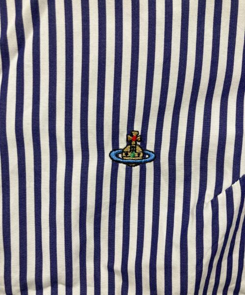 Vivienne Westwood RED LABEL（ヴィヴィアンウエストウッドレッドレーベル）Vivienne Westwood RED LABEL (ヴィヴィアンウエストウッドレッドレーベル) オーブデザイン半袖シャツ ブルー サイズ:Sの古着・服飾アイテム