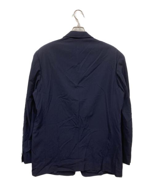 Yohji Yamamoto pour homme（ヨウジヤマモト プールオム）Yohji Yamamoto pour homme (ヨウジヤマモト プールオム) ケンタ犬刺繍テーラードジャケット ネイビー サイズ:Mの古着・服飾アイテム