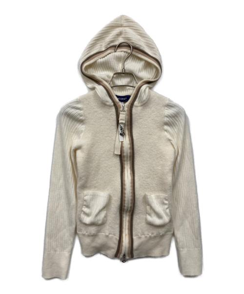 M'S GRACY（エムズグレイシー）M'S GRACY (エムズグレイシー) ニットパーカー アイボリー サイズ:38の古着・服飾アイテム