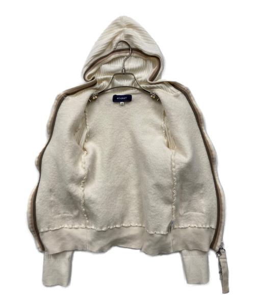 M'S GRACY（エムズグレイシー）M'S GRACY (エムズグレイシー) ニットパーカー アイボリー サイズ:38の古着・服飾アイテム