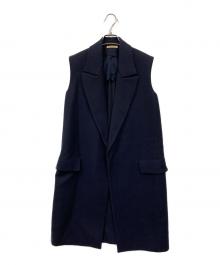 CELINE（セリーヌ）の古着「ロングジレ」｜ネイビー