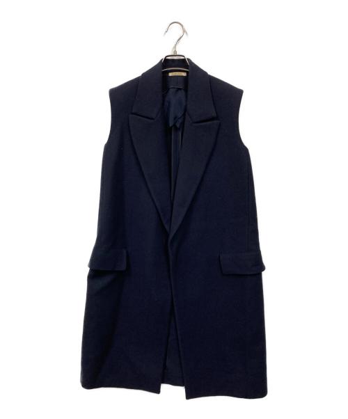 CELINE（セリーヌ）CELINE (セリーヌ) ロングジレ ネイビー サイズ:34の古着・服飾アイテム