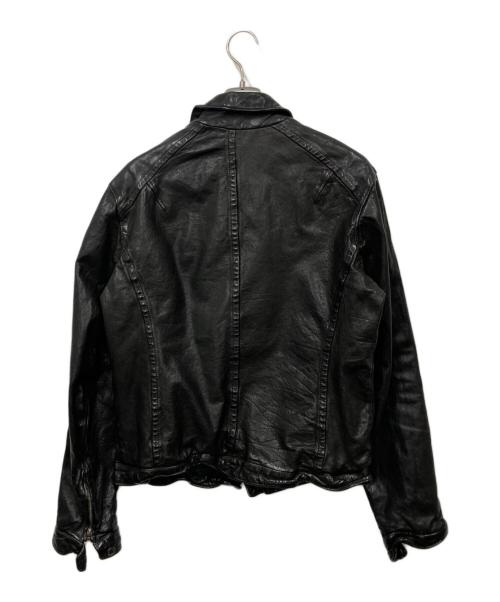 NEIL BARRETT（ニールバレット）NEIL BARRETT (ニールバレット) レザージャケット ブラック サイズ:Mの古着・服飾アイテム