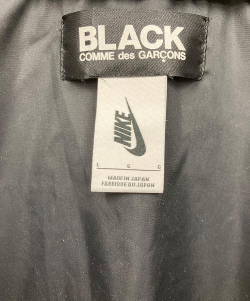 BLACK COMME des GARCONS（ブラックコムデギャルソン）BLACK COMME des GARCONS (ブラックコムデギャルソン) NIKE (ナイキ) ナイロンジャケット ブラック サイズ:Lの古着・服飾アイテム
