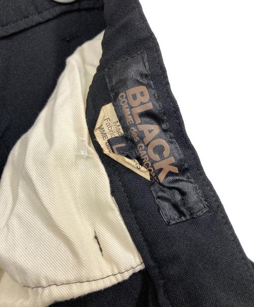 BLACK COMME des GARCONS（ブラックコムデギャルソン）BLACK COMME des GARCONS (ブラックコムデギャルソン) シャーリングパンツ ブラック サイズ:Lの古着・服飾アイテム